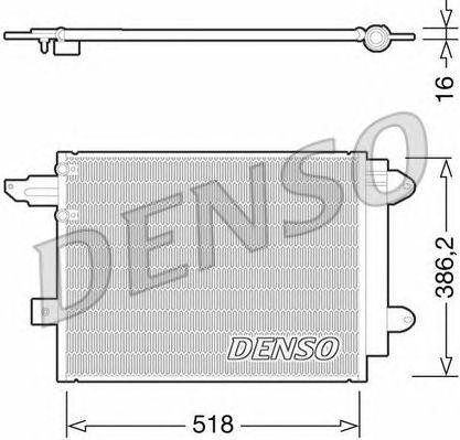 Конденсатор, кондиционер DCN02005 DENSO