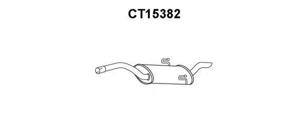 Глушитель выхлопных газов конечный CT15382 VENEPORTE