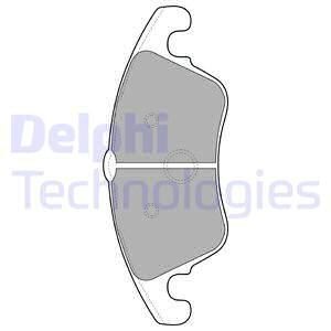 Колодки тормозные дисковые LP2099 DELPHI