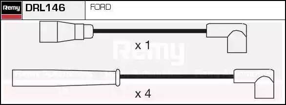 Ккомплект проводов зажигания DRL146 DELCO REMY