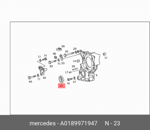 Сальник A 018 997 19 47 MERCEDES BENZ