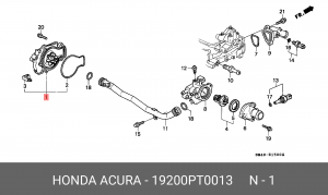Водяной насос 19200-PT0-013 HONDA