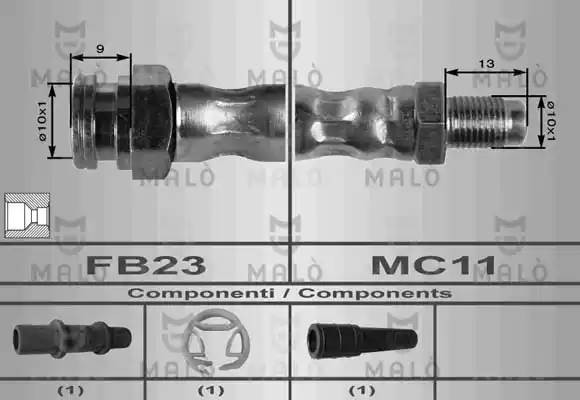 Тормозной шланг 8410 MALO