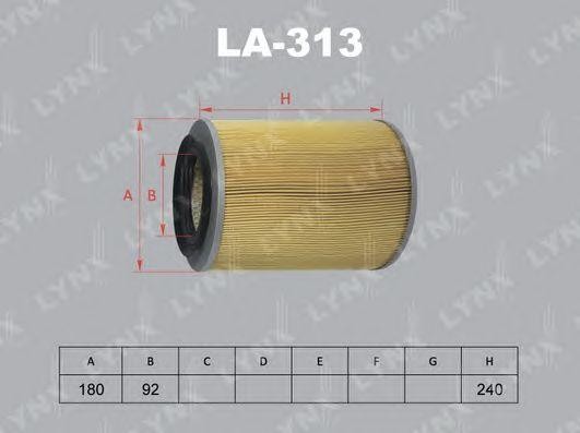 Фильтр воздушный LA-313 LYNXAUTO