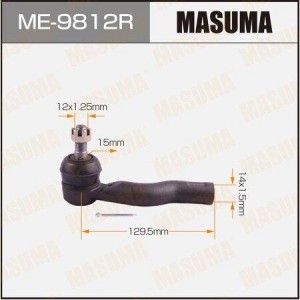 Наконечник рулевой тяги ME-9812R MASUMA
