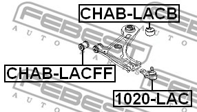 Сайлентблок CHAB-LACB FEBEST