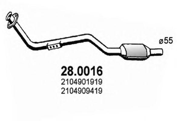 Катализатор 280016 ASSO