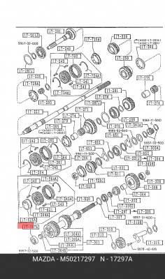 Деталь M50217297 MAZDA