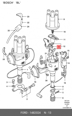 Болт 1 482 024 FORD