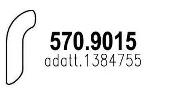 Выпускной трубопровод 5709015 ASSO