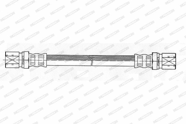 Тормозной шланг FHY2181 FERODO
