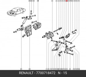 Деталь 7700718472 RENAULT