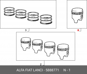 Деталь 5888771 ALFA FIAT LANCIA