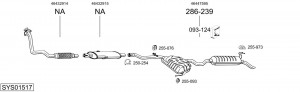 Глушитель выхлопных газов конечный 185873 BOSAL