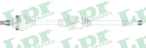 Приводной вал DS38086 LPR