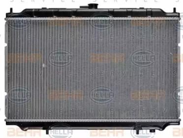 Радиатор, охлаждение двигател 8MK 376 724-691 HELLA