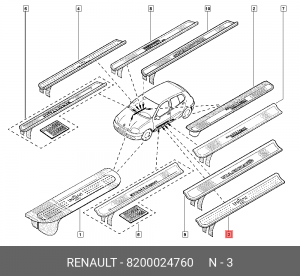 Деталь 8200024760 RENAULT