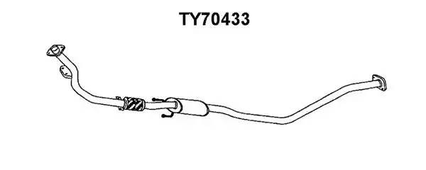 Предглушитель выхлопных газов TY70433 VENEPORTE