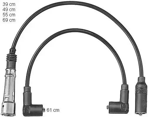 Ккомплект проводов зажигания ZEF561 BERU