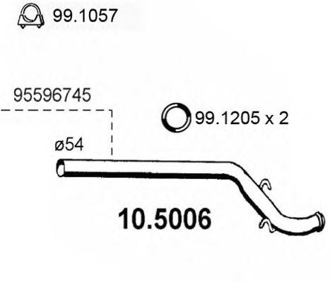 Выпускной трубопровод 105006 ASSO
