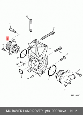 Водяной насос PFS100020EVA MG ROVER LAND ROVER