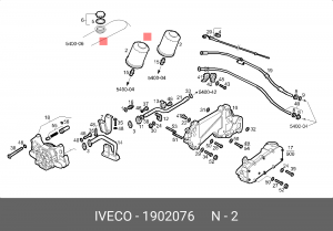 Масляный фильтр 1902076 IVECO
