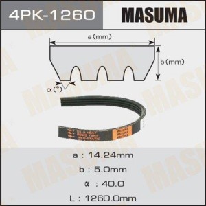 Ремень приводной 4PK-1260 MASUMA