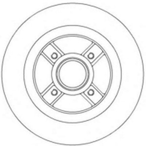 Тормозной диск 562368B BENDIX JURID