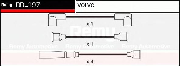 Ккомплект проводов зажигания DRL197 DELCO REMY