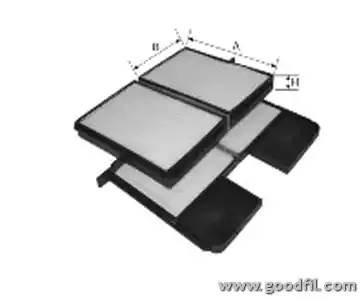 Фильтр салона AG 573 2K CF GOODWILL
