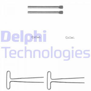 Комплектующие, колодки дискового тормоза LX0087 DELPHI