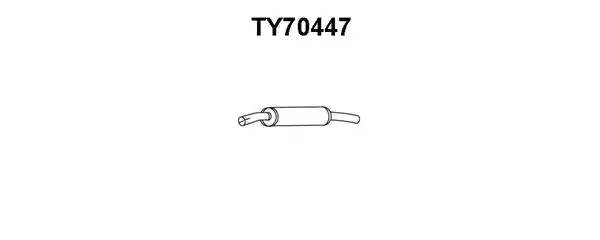 Предглушитель выхлопных газов TY70447 VENEPORTE