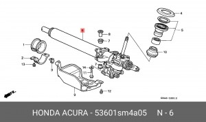 Рулевой механизм 53601SM4A05 HONDA