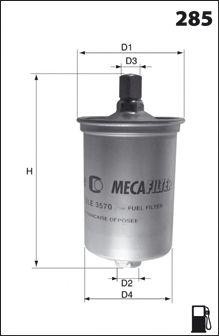Топливный фильтр ELE3570 MECAFILTER