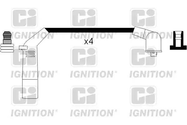 Ккомплект проводов зажигания XC868 QUINTON HAZELL