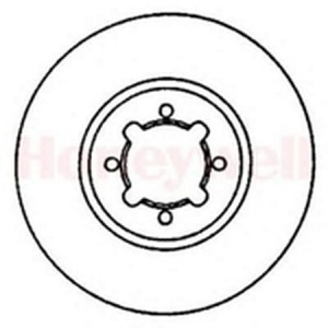 Тормозной диск 561646B BENDIX JURID