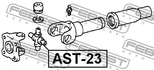 Крестовина карданного вала AST-23 FEBEST