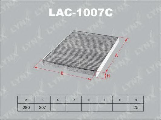 Фильтр салона LAC-1007C LYNXAUTO