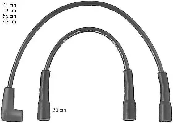 Ккомплект проводов зажигания ZEF573 BERU
