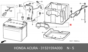 Деталь 31531S9A000 HONDA