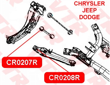 Сайлентблок CR0207R VTR