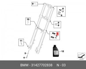 Манжета 31 42 7 702 838 BMW