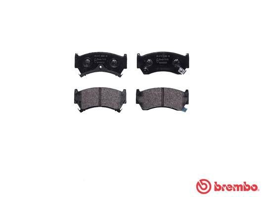 Комплект тормозных колодок, диско P56026 BREMBO
