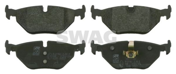 Комплект тормозных колодок, диско 20916351 SWAG