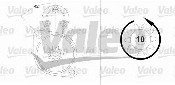 Стартер 458221 VALEO PHC