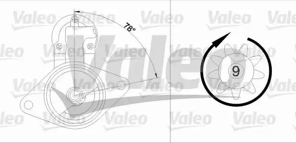 Стартер 455885 VALEO PHC