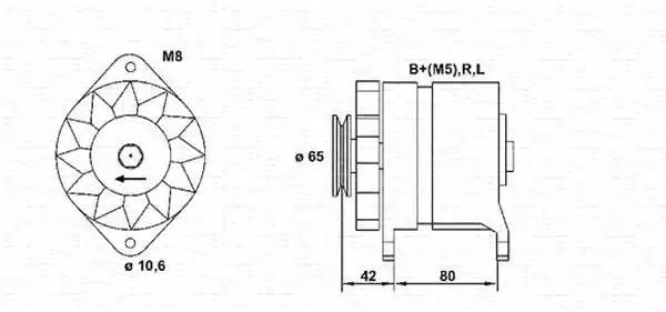 Генератор 943346059010 MAGNETI MARELLI