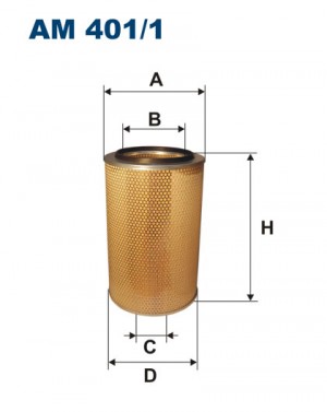 Фильтр воздушный AM4011 FILTRON