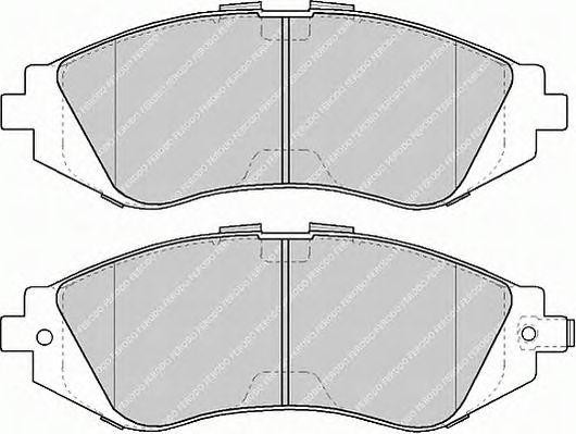 Комплект тормозных колодок, диско FSL1116 FERODO