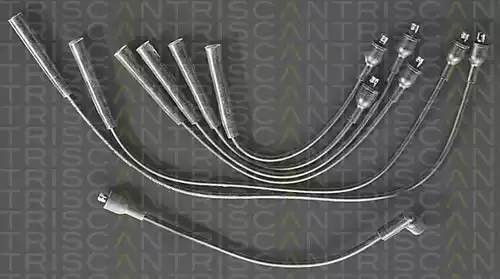 Ккомплект проводов зажигания 88607131 TRISCAN